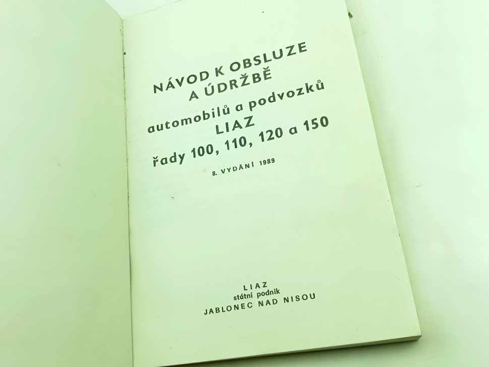 LIAZ řady 100, 110, 120, 150 - Návod k obsluze a údržbě - Image 8