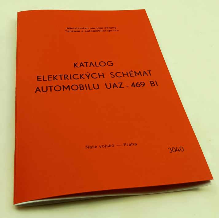 Katalog elektrických schemat automobilu UAZ-469 BI reprint - Image 6