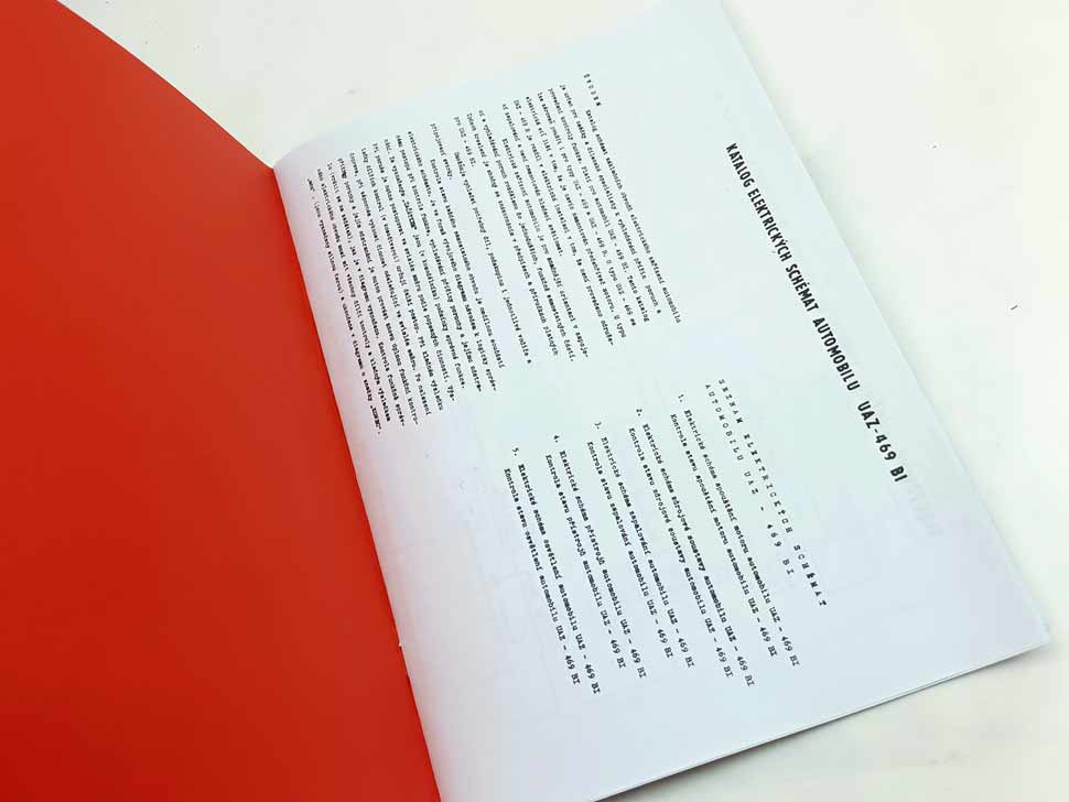 Katalog elektrických schemat automobilu UAZ-469 BI reprint - Image 5