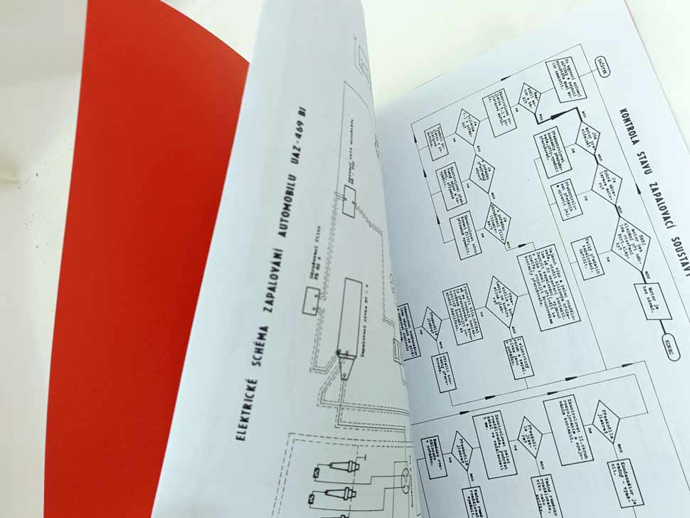 Katalog elektrických schemat automobilu UAZ-469 BI reprint - Image 4