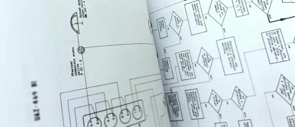 Katalog elektrických schemat automobilu UAZ-469 BI reprint - Image 3