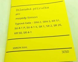Dílenská příručka pro mopedy Simson SR4-2, SR4-3, KR51, Sö4-1 P, Sö4-1, SR1, SR2, SR 2E, KR 50, SR 4-1 reprint
