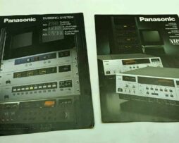 Panasonic VHS dubbing systémAG A100, DA100, SW100 a videorecorder AG 6200, 6100 - dva prospekty