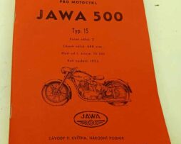 Jawa 500 OHC - typ 15 - Seznam náhradních dílů reprint.