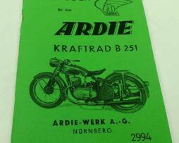 Ardie Kraftrad B 251 - Handbuch reprint