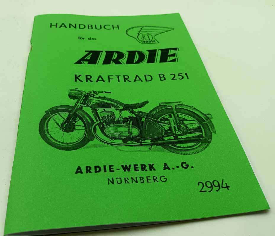 Ardie Kraftrad B 251 - Handbuch reprint - Image 5