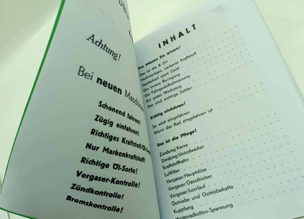Ardie Kraftrad B 251 - Handbuch reprint - Image 4