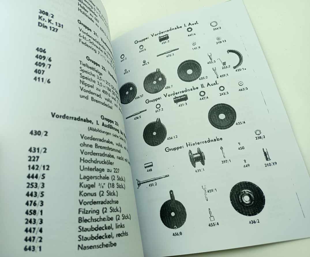 Ardie R.B.U. 503, R.B.U. 603, R.B.K. 503 - Ersatzteile reprint - Image 2
