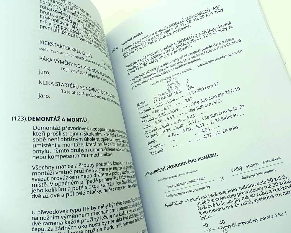 AJS Návod k obsluze a údržbě všech modelů 1939 reprint - Image 11