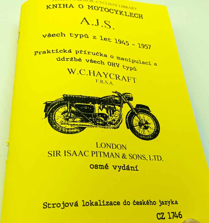 AJS Kniha o motocyklech A.J.S. Pitman´s. roky 1945-1957 reprint - Image 8