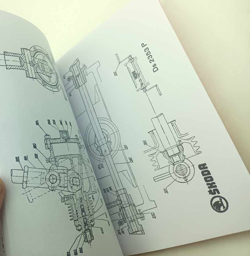 Motor Škoda - Diesel typ 2-6 S 110 Obsluha údržba a seznam náhradních dílů reprint - Image 4
