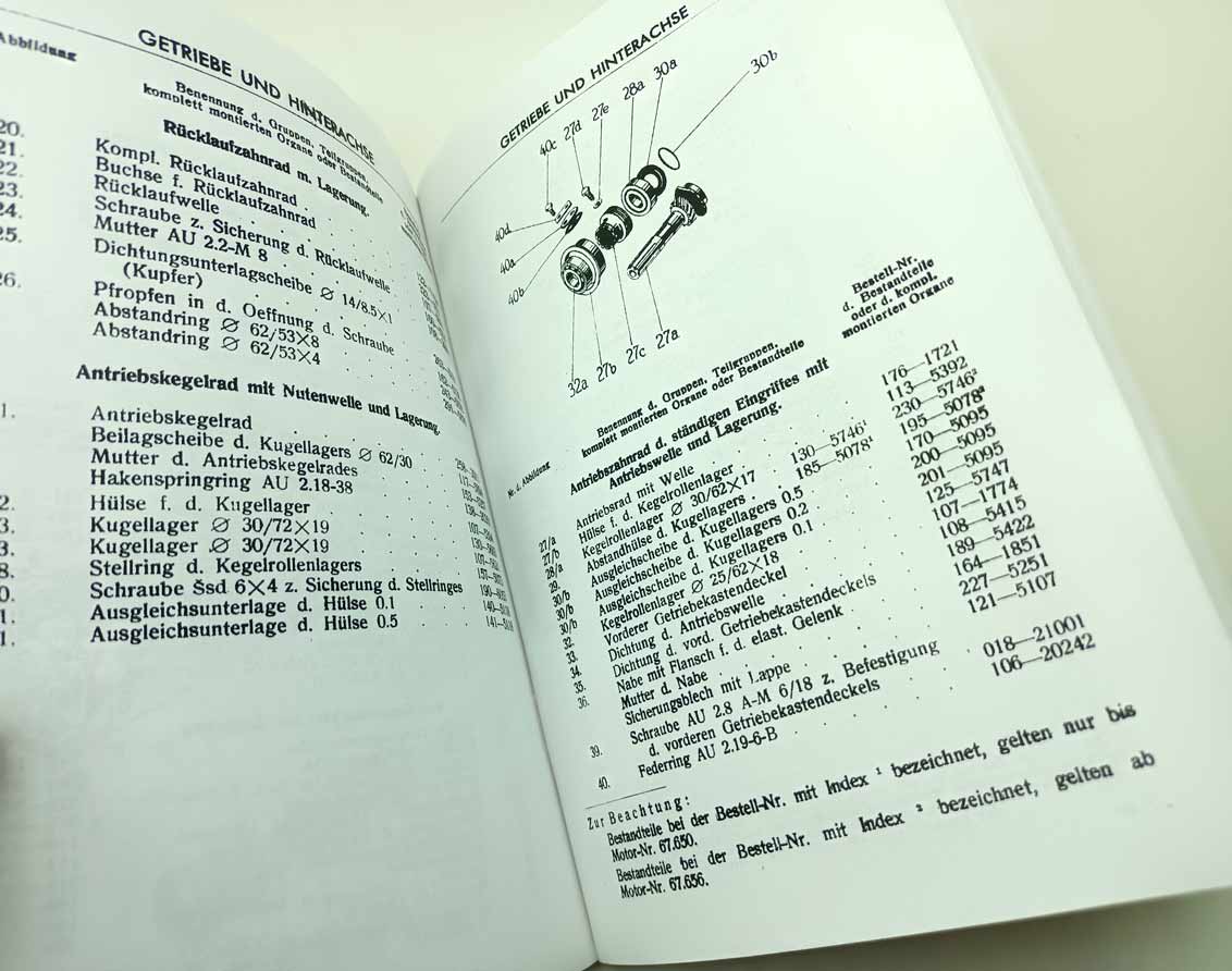 Škoda Popular 995 SV Liduška - Katalog náhradních dílů v němčině. Reprint. - Image 3
