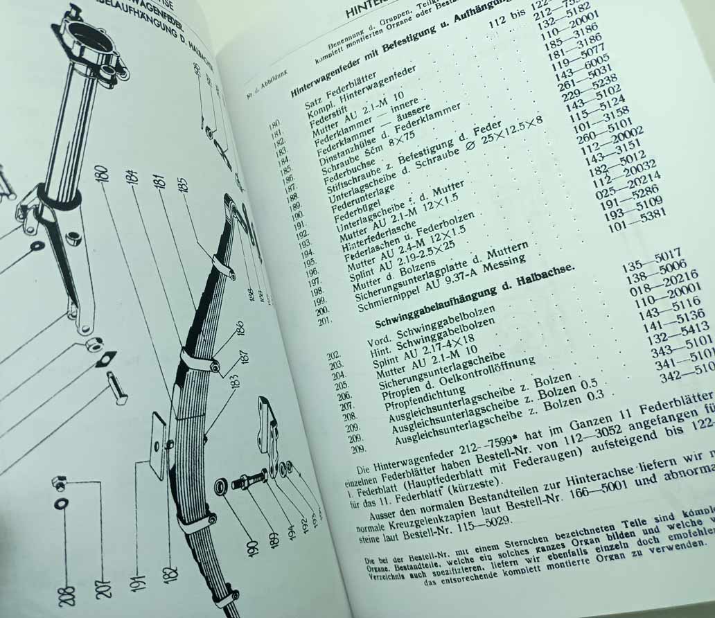 Škoda Popular 995 SV Liduška - Katalog náhradních dílů v němčině. Reprint. - Image 2