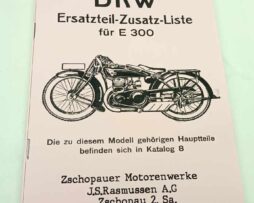 DKW E 300 - Ersatzteil-Zusatz-Liste reprint