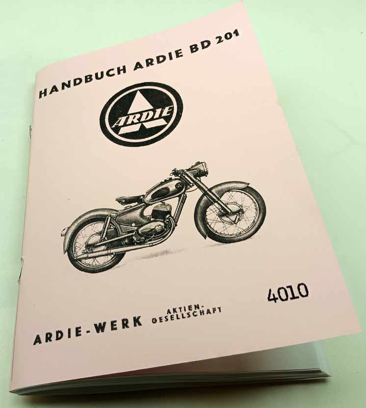 Ardie BD 201 Handbuch reprint - Image 8
