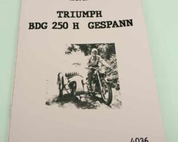Triumph BDG 250 Gespan - reprint.