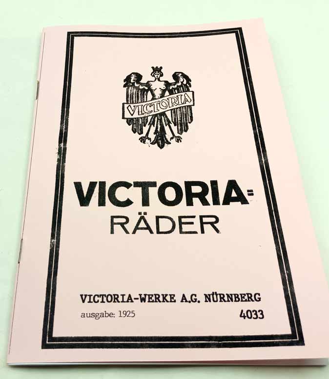 VICTORIA RÄDER - výrobní program bicyklů reprint