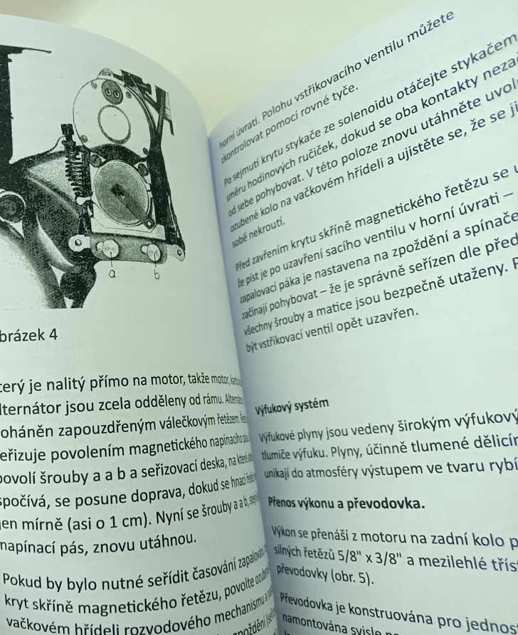 VICTORIA - motocykl KR 50 Návod k obsluze a údržbě reprint - Image 2