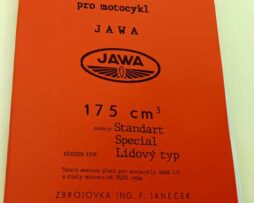 Jawa 175 předválečná - Seznam náhradních dílů reprint.