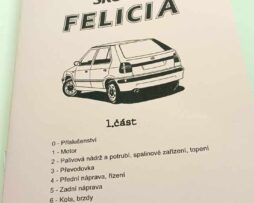 Škoda Felicia - Katalog náhradních dílů 1 díl reprint