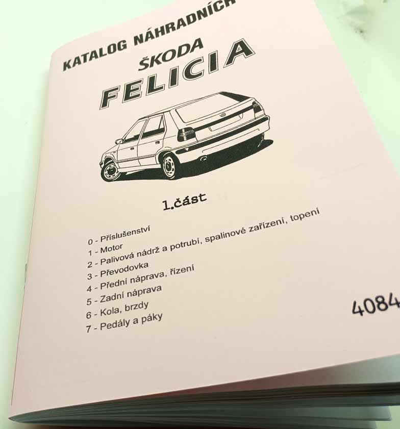 Škoda Felicia - Katalog náhradních dílů 1 díl reprint - Image 8