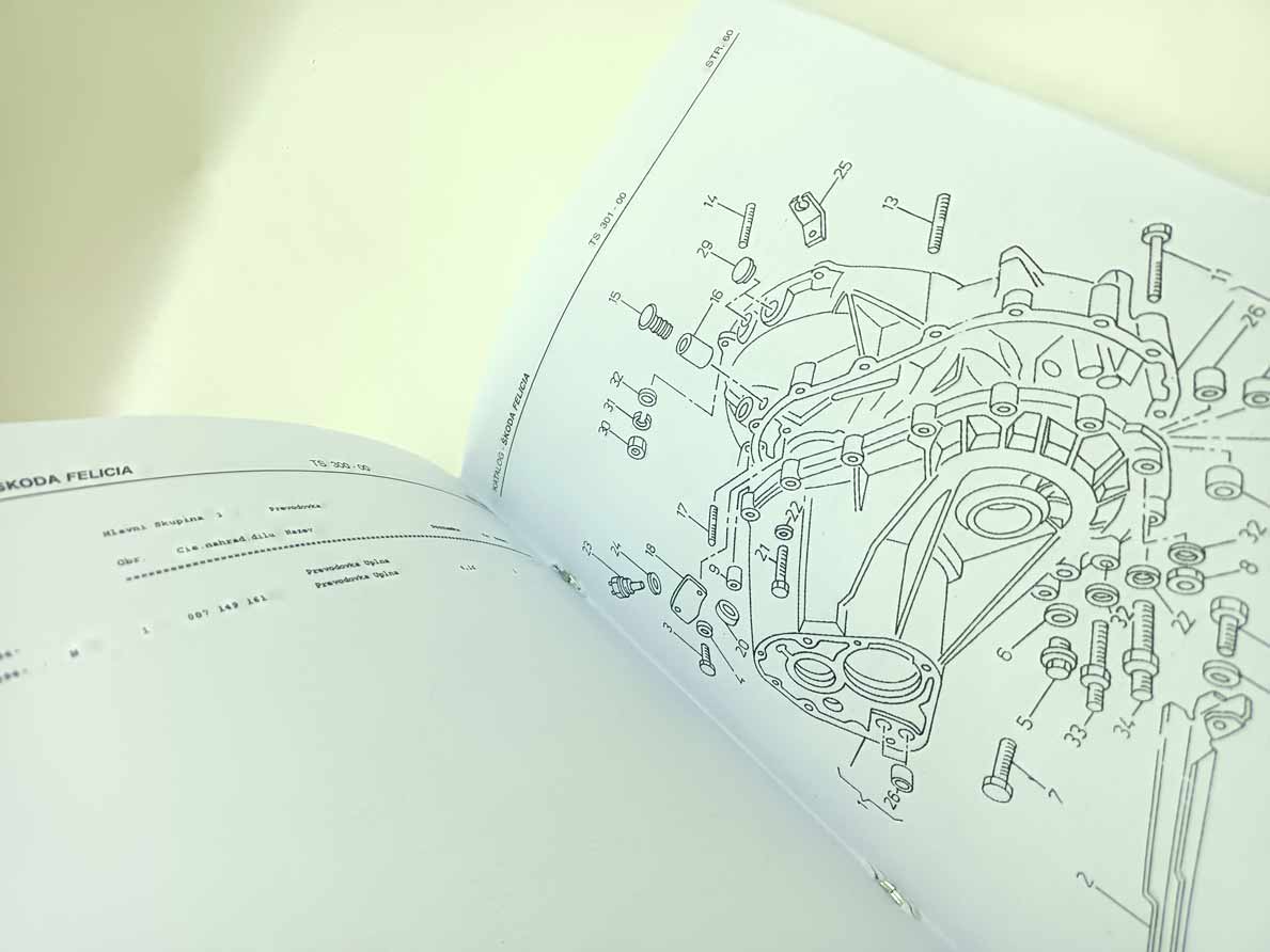 Škoda Felicia - Katalog náhradních dílů 1 díl reprint - Image 4
