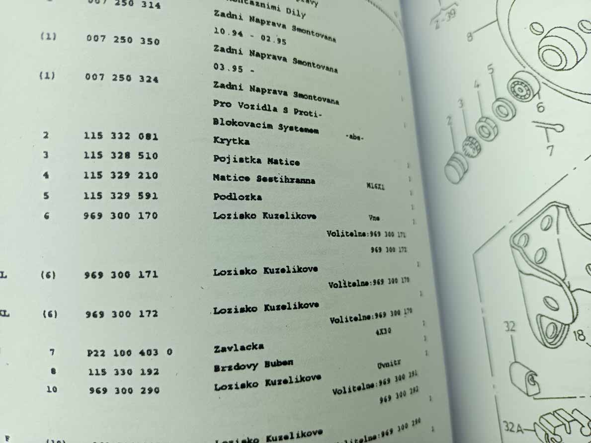Škoda Felicia - Katalog náhradních dílů 1 díl reprint - Image 2