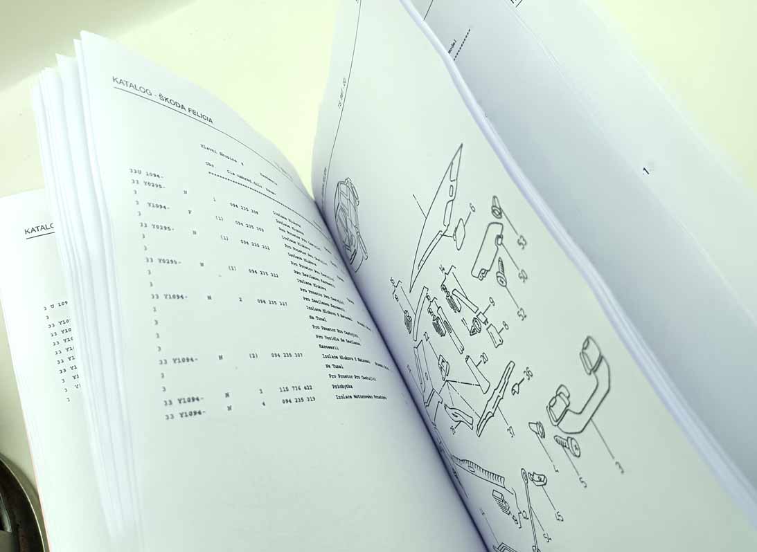 Škoda Felicia - Katalog náhradních dílů 2 reprint. - Image 5