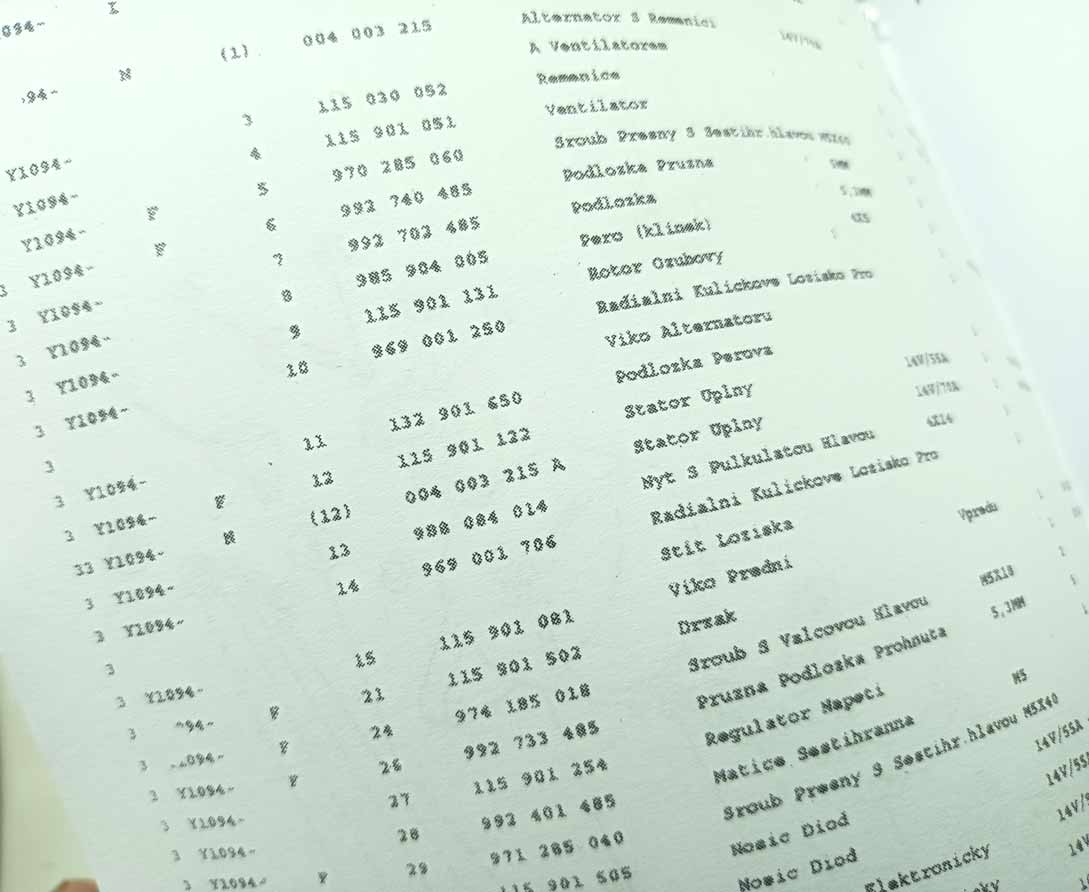 Škoda Felicia - Katalog náhradních dílů 2 reprint. - Image 2