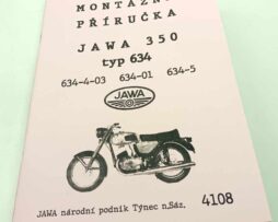 Jawa 350 typ 634 - Montážní příručka reprint.