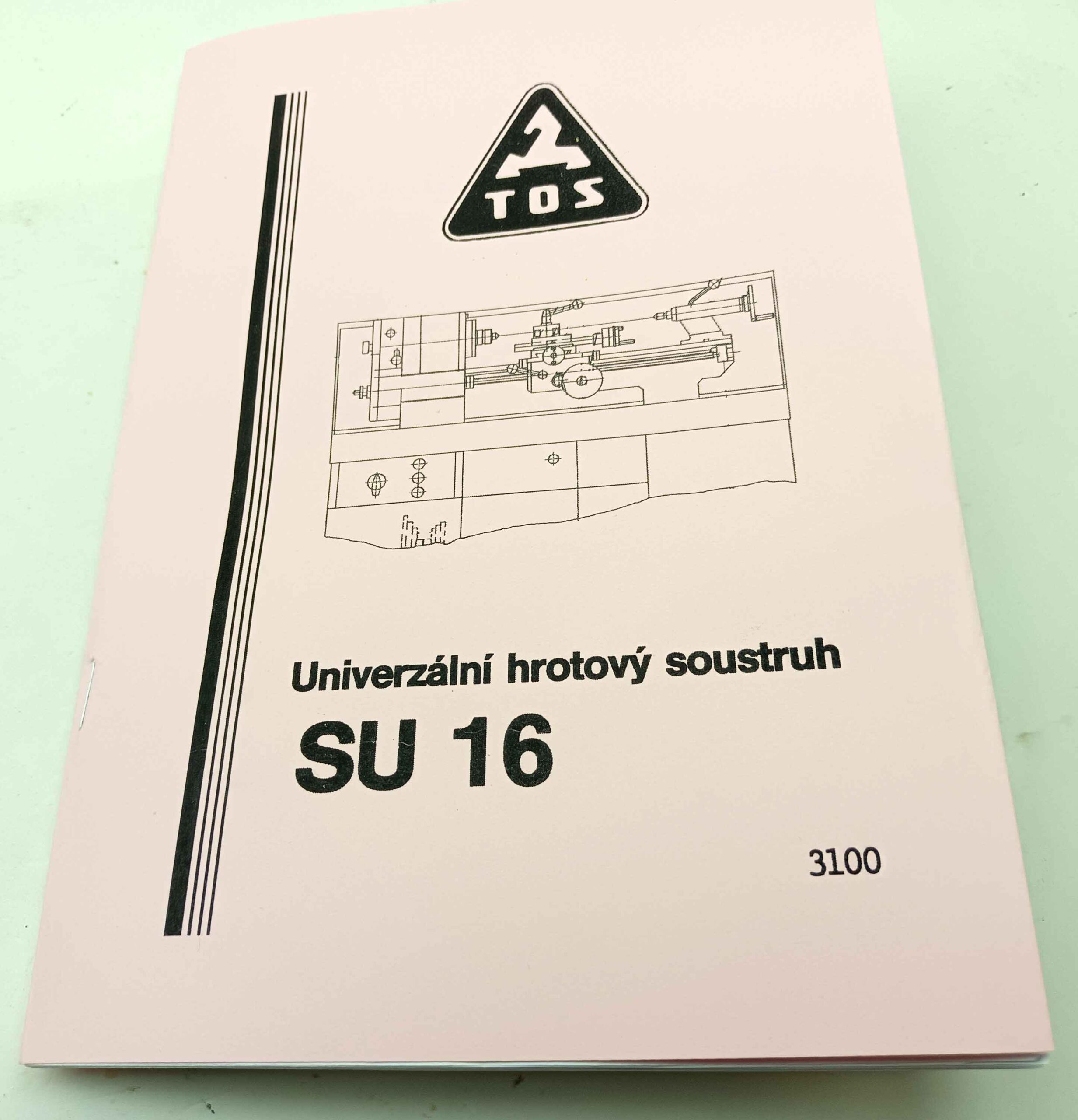 TOS SU 16 Universální hrotový soustruh Návod k obsluze. reprint