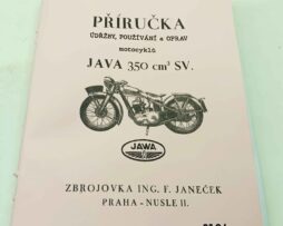 Jawa 350 SV - Příručka údržby, používání a oprav reprint