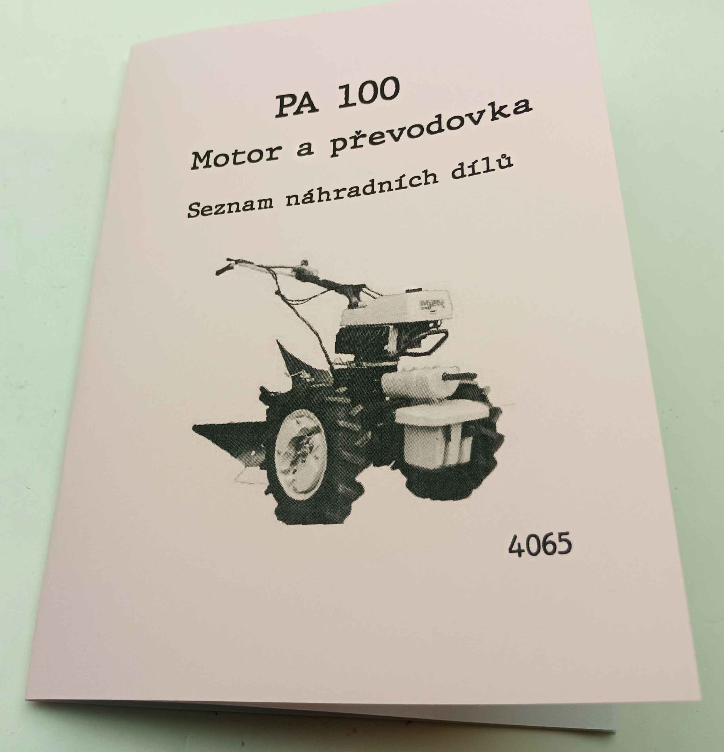 Agzat PA 100 - 2takt - Katalog náhradních dílů reprint