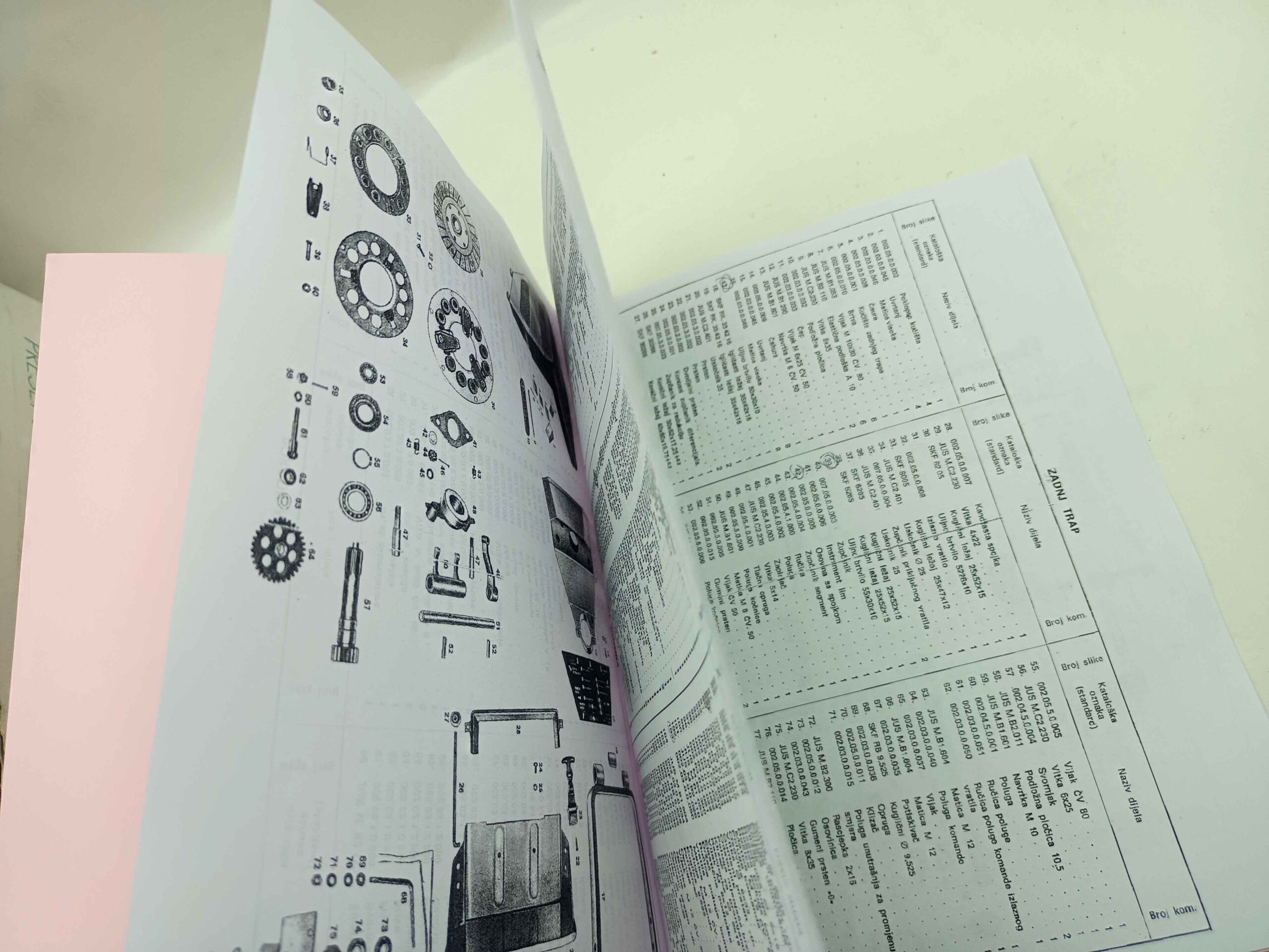 Tomo Vinkovič Traktror TV 730 - 624 Katalog náhradních dílů reprint. - Image 4