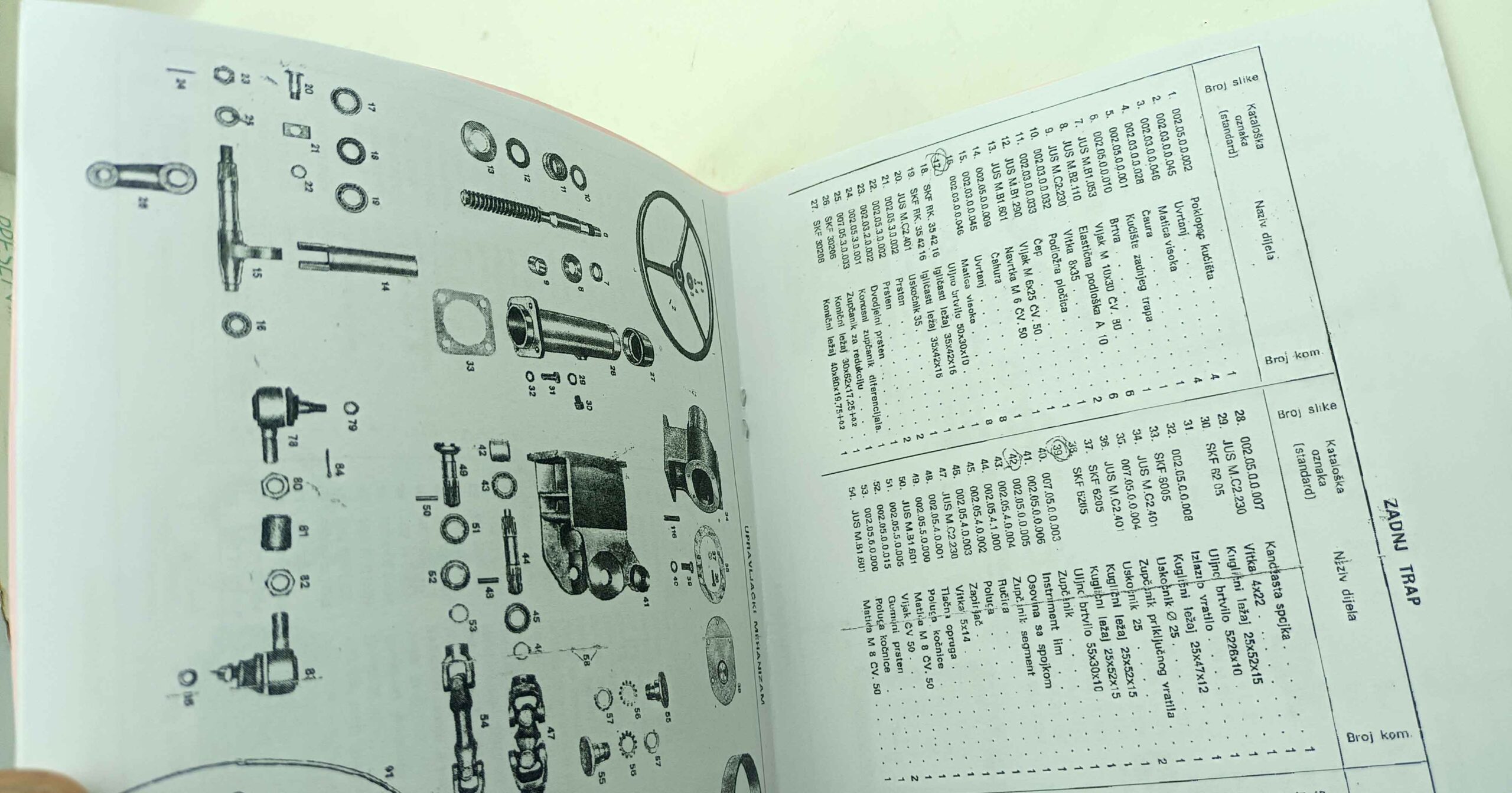 Tomo Vinkovič Traktror TV 730 - 624 Katalog náhradních dílů reprint. - Image 3