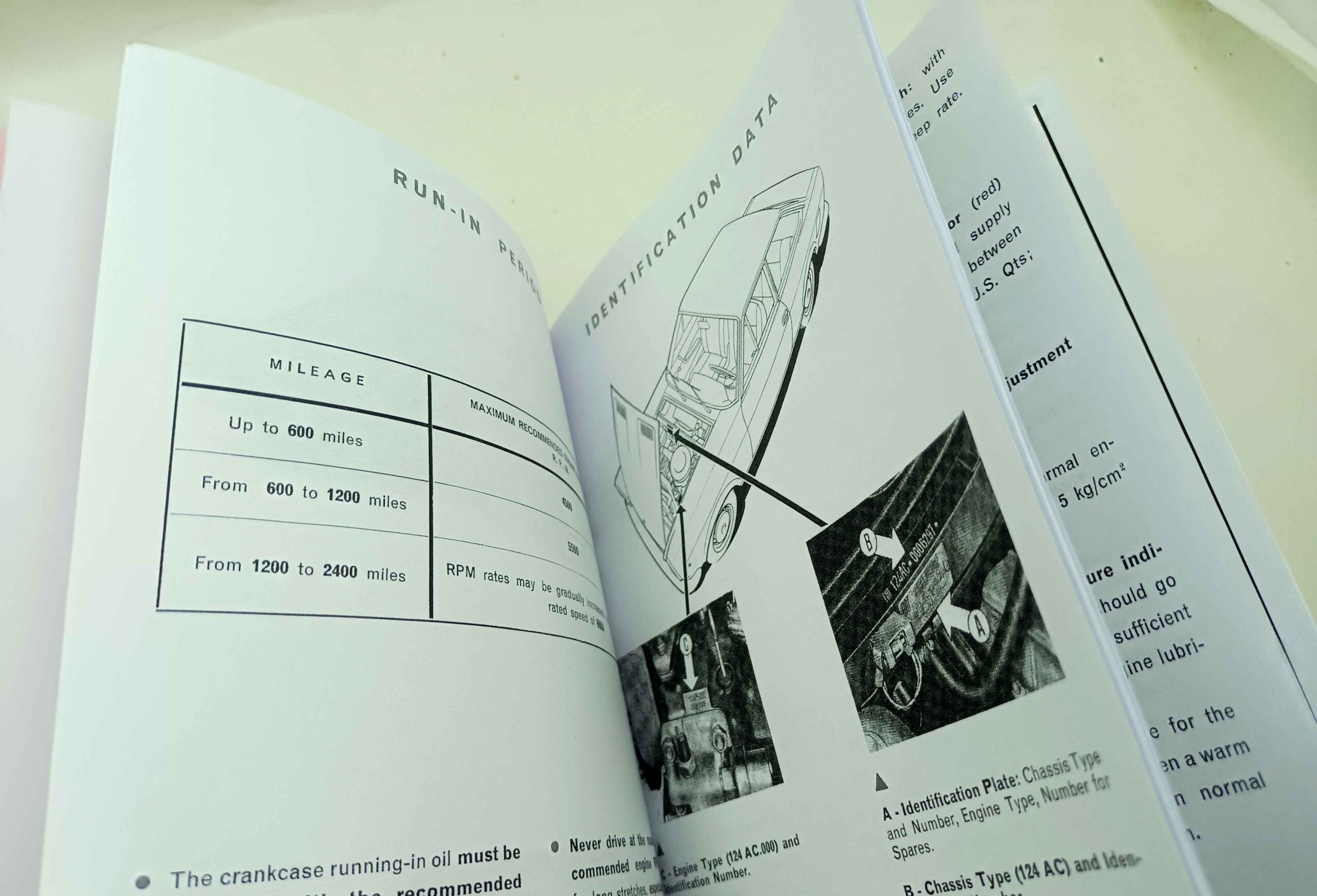 Fiat 124 Sport Coupé - Instruction Book reprint. - Image 6