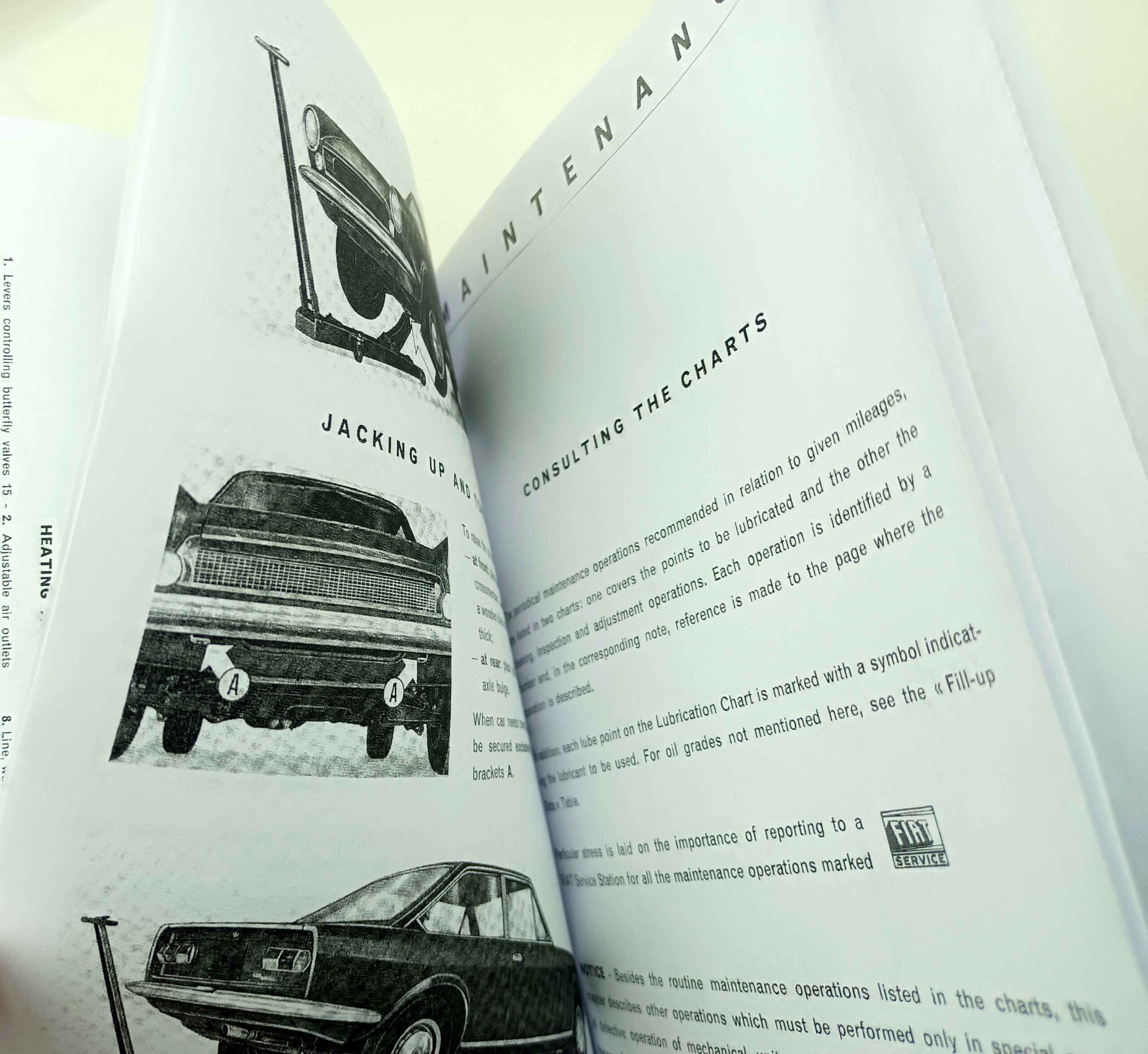 Fiat 124 Sport Coupé - Instruction Book reprint. - Image 4