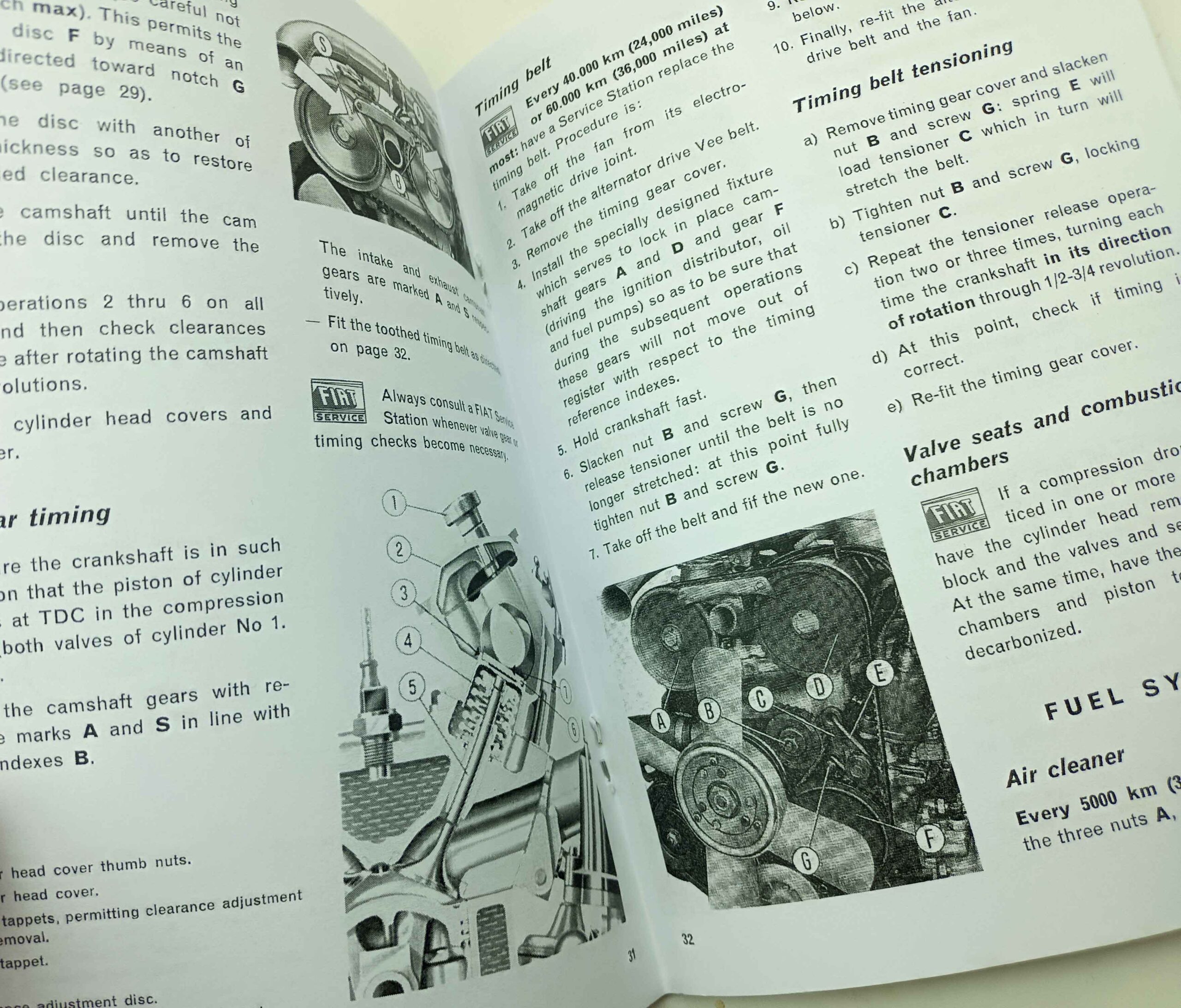 Fiat 124 Sport Coupé - Instruction Book reprint. - Image 3