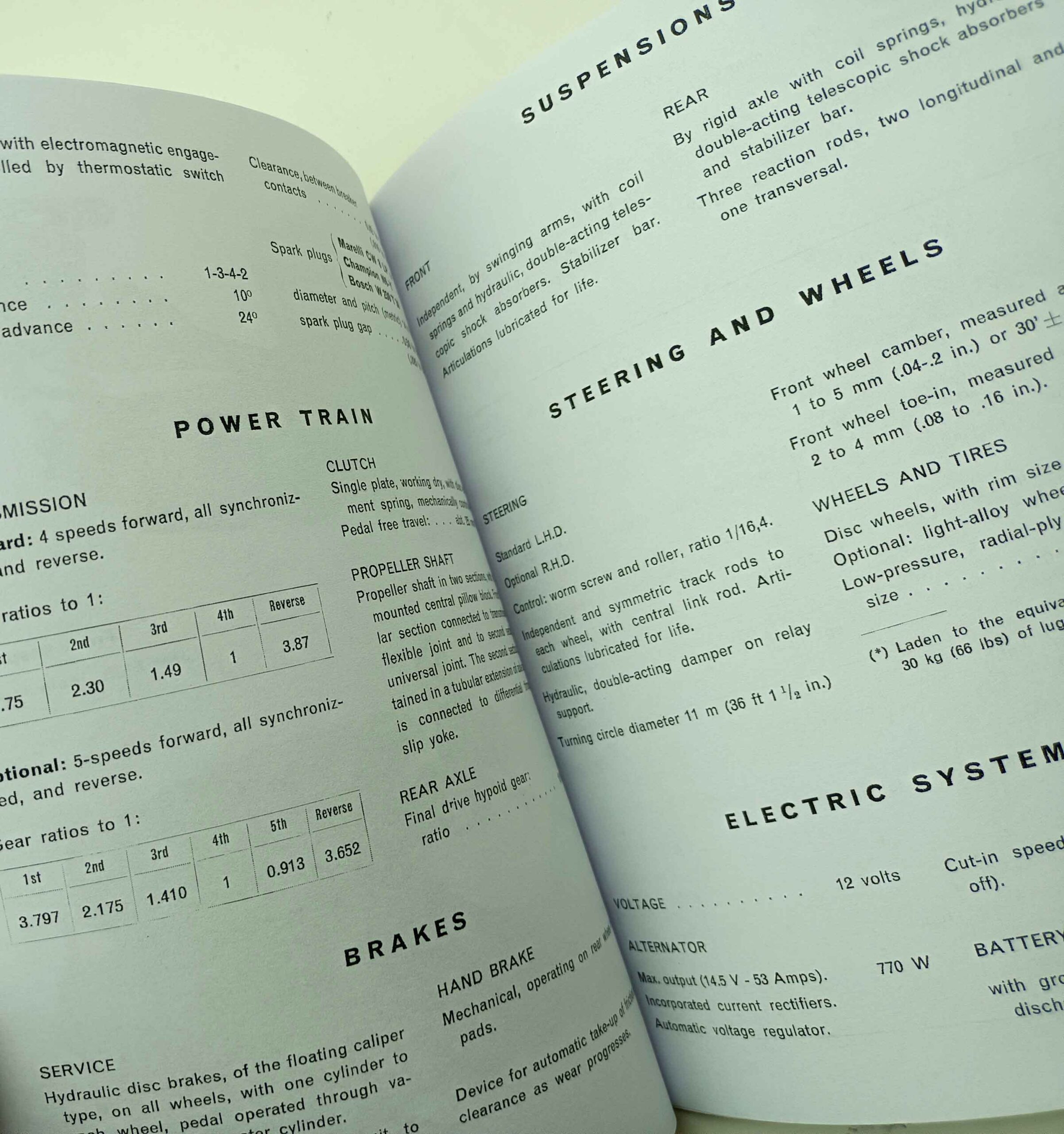 Fiat 124 Sport Coupé - Instruction Book reprint. - Image 13