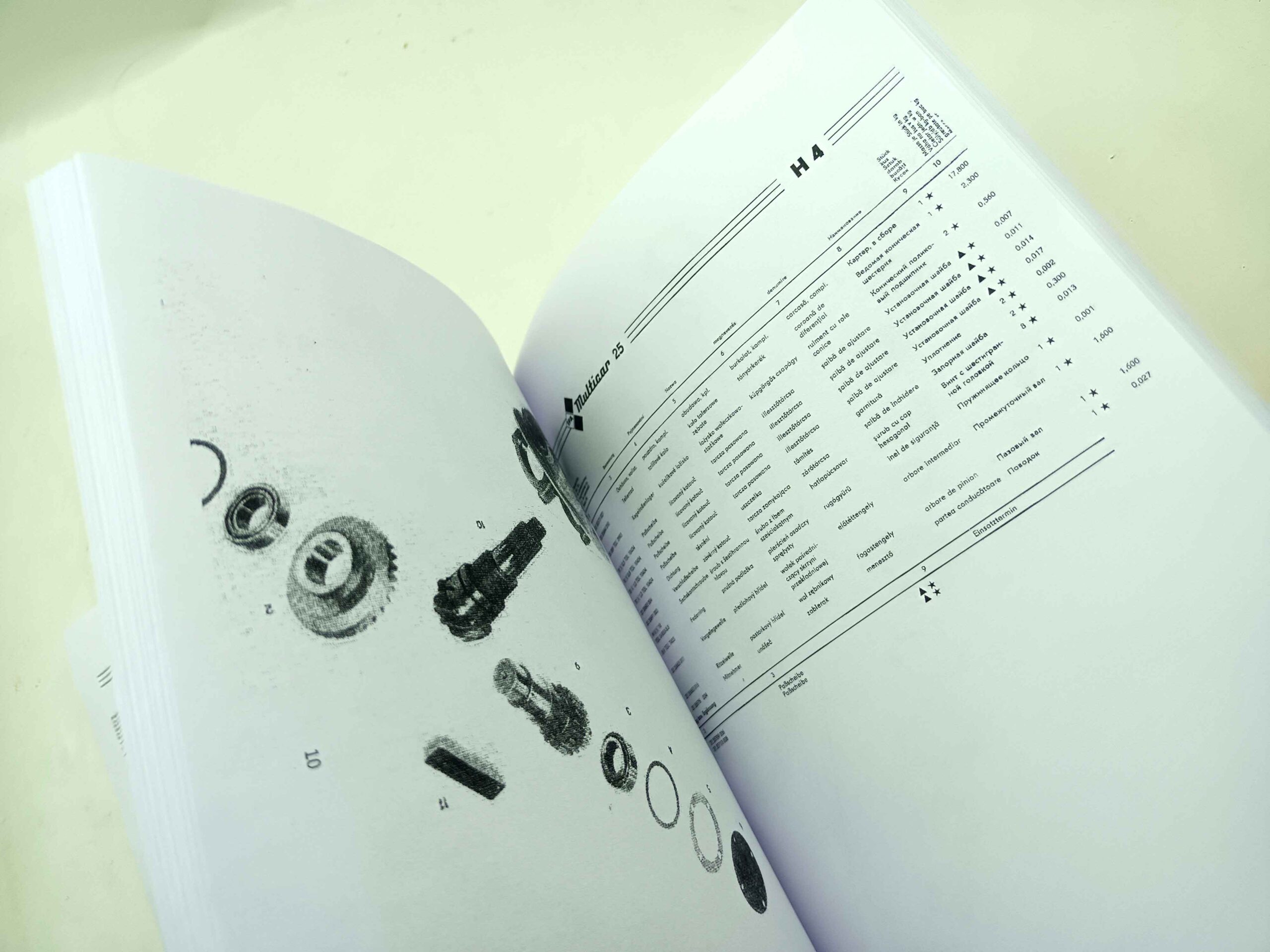 Multicar M25 - 1díl. katalogu náhradních dílů reprint. - Image 10