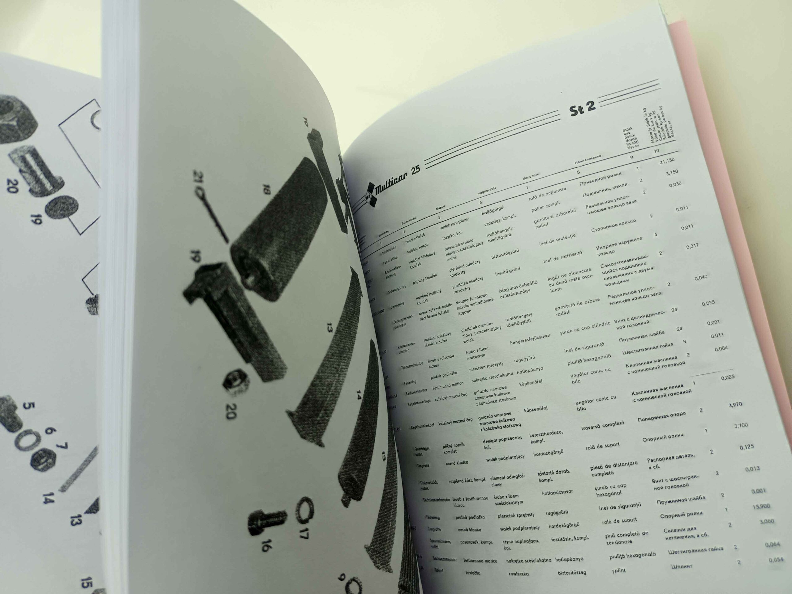 Multicar M25 - 2díl. katalogu náhradních dílů reprint. - Image 12