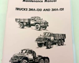 ZIL 130 , ZIL 131 Nákladní auto Údržba a seřízení - do roku 1970 anglicky reprint