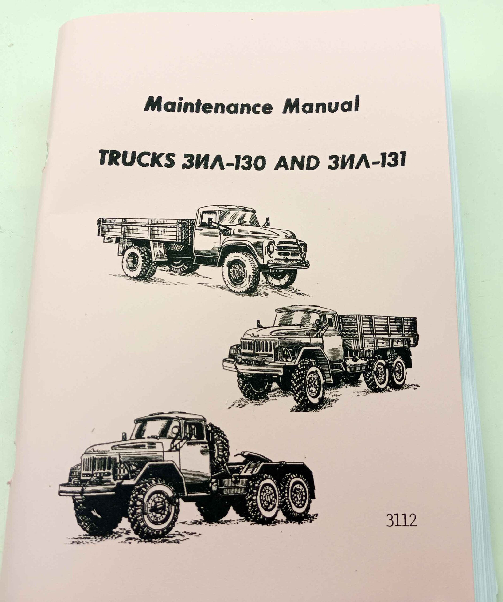 ZIL 130 , ZIL 131 Nákladní auto Údržba a seřízení - do roku 1970 anglicky reprint