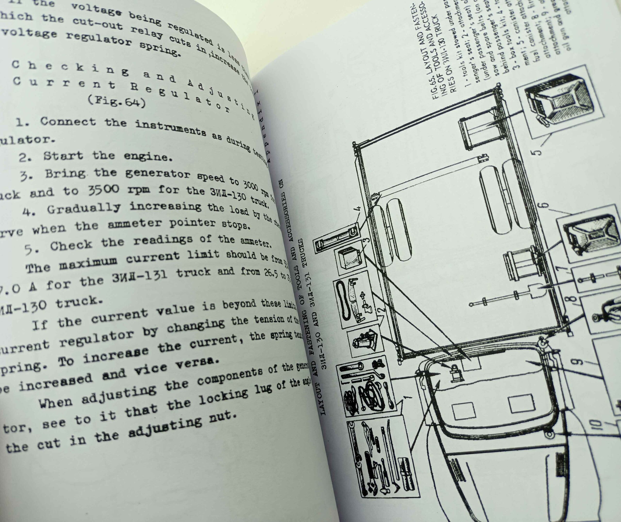 ZIL 130 , ZIL 131 Nákladní auto Údržba a seřízení - do roku 1970 anglicky reprint - Image 2