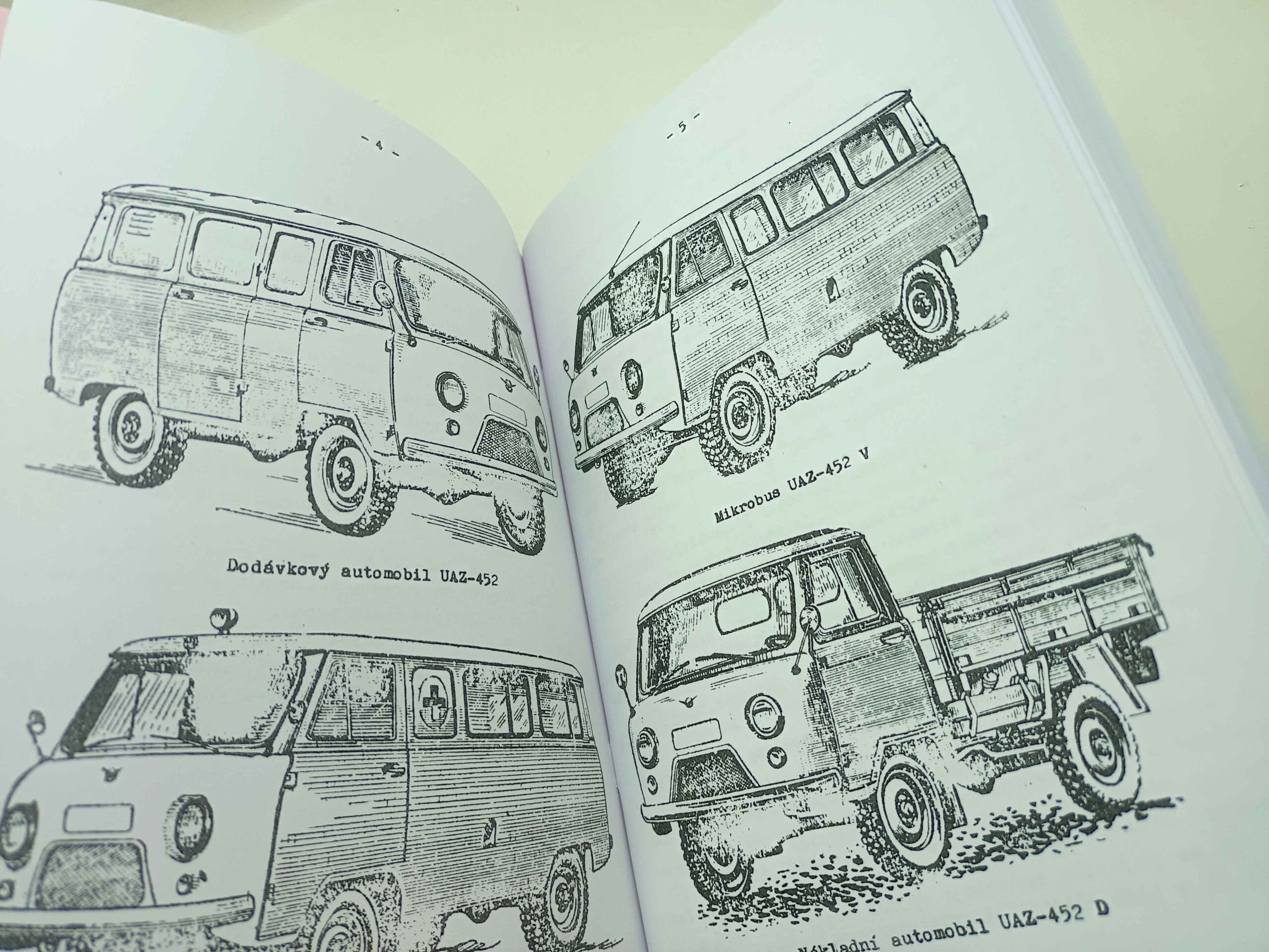 UAZ 452, 452A, 452D, 452V - Provozní příručka reprint - Image 7