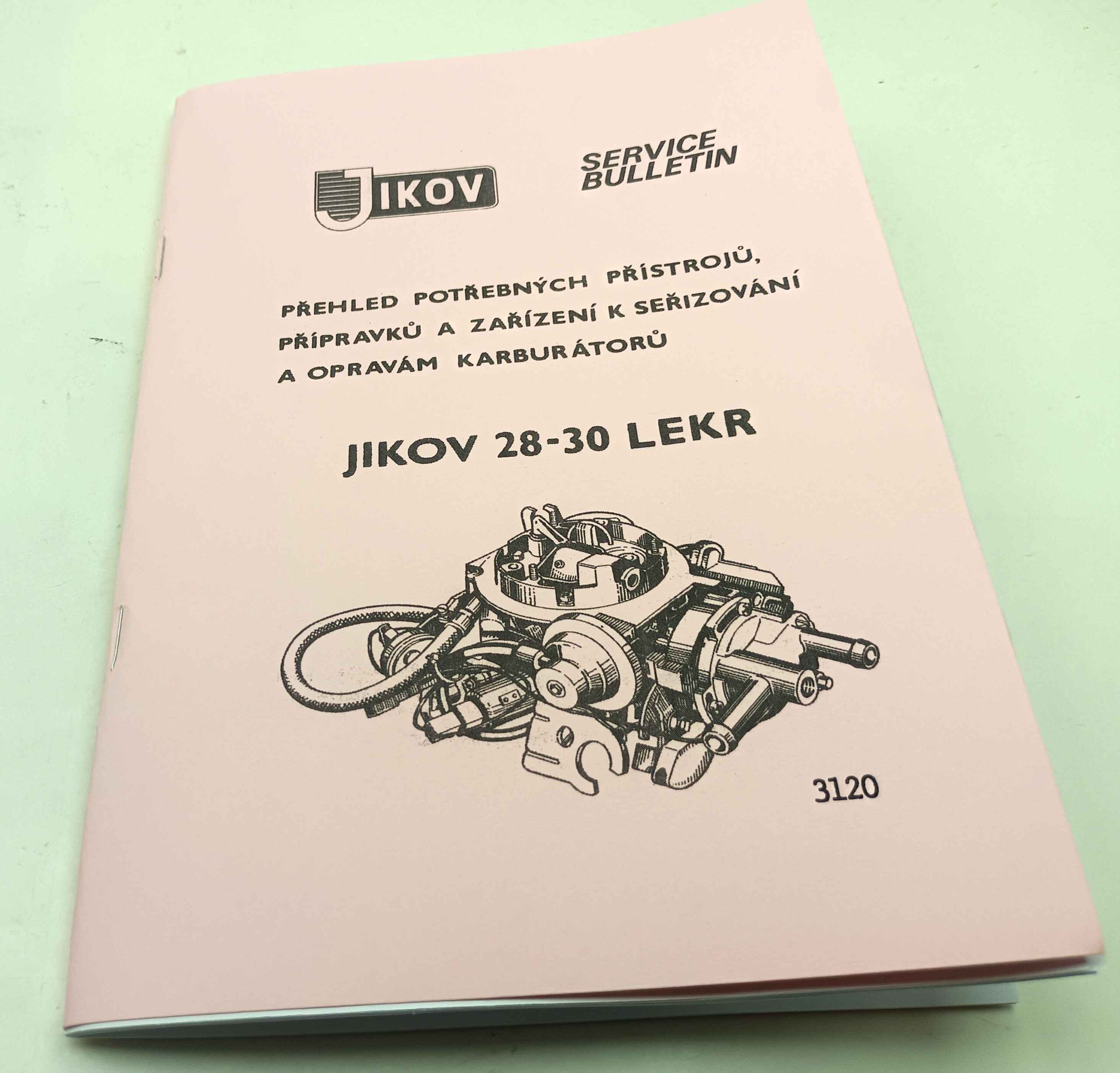 Jikov 28-30 LEKR Automobilový karburátor - Service Bulletin reprint. - Image 9