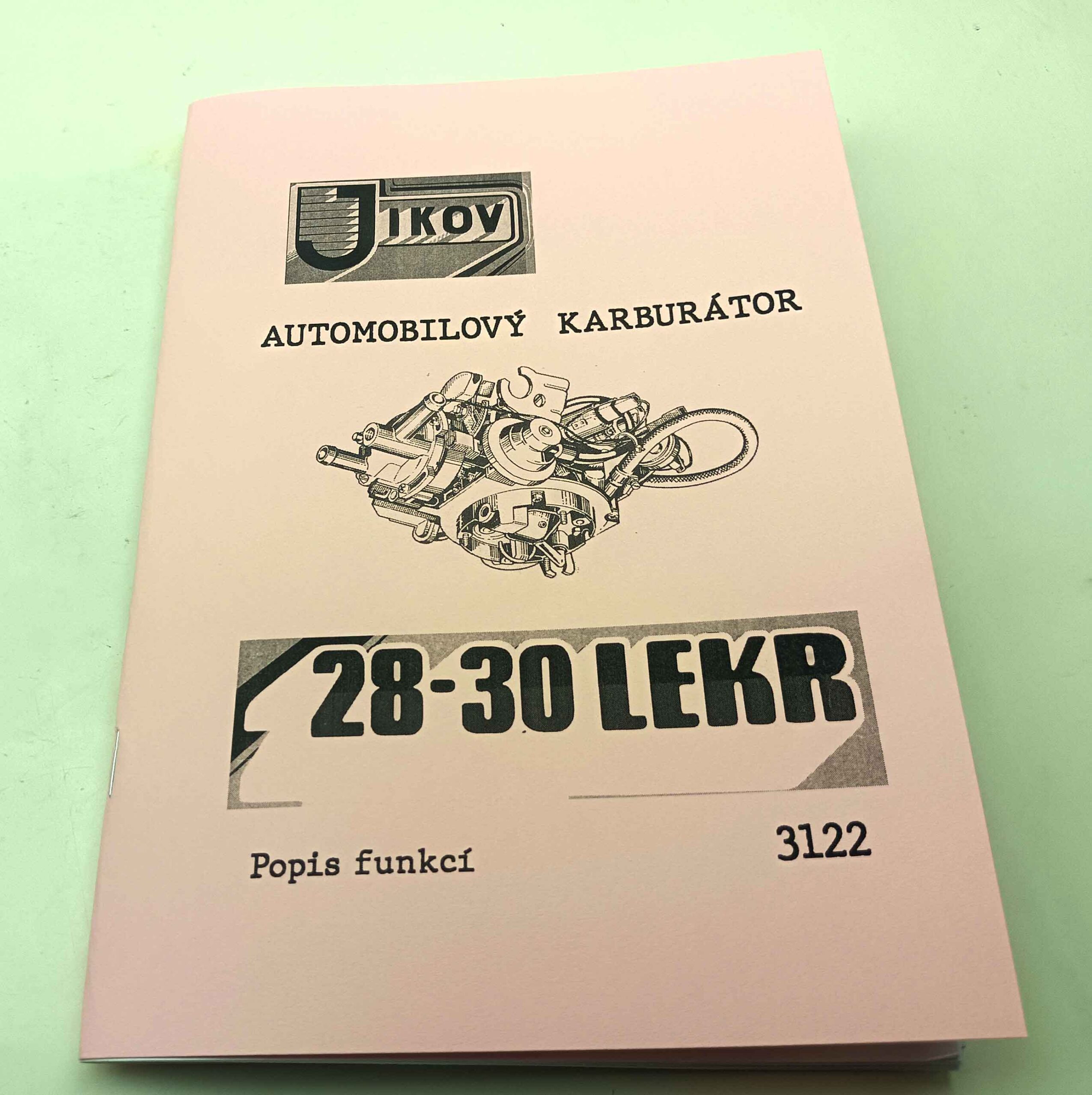 Jikov 28-30 LEKR Automobilový karburátor - Popis, funkce reprint