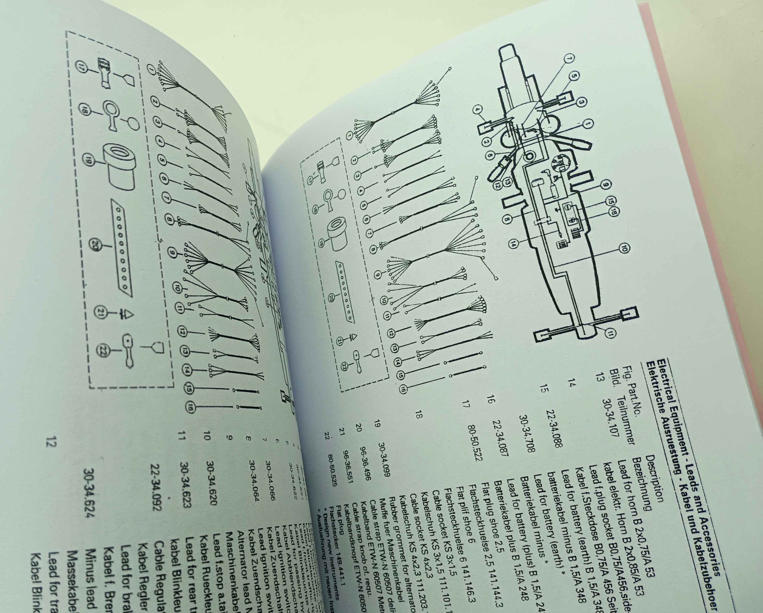 MZ ETZ 251 ETZ 301 Katalog náhradních dílů reprint. - Image 12