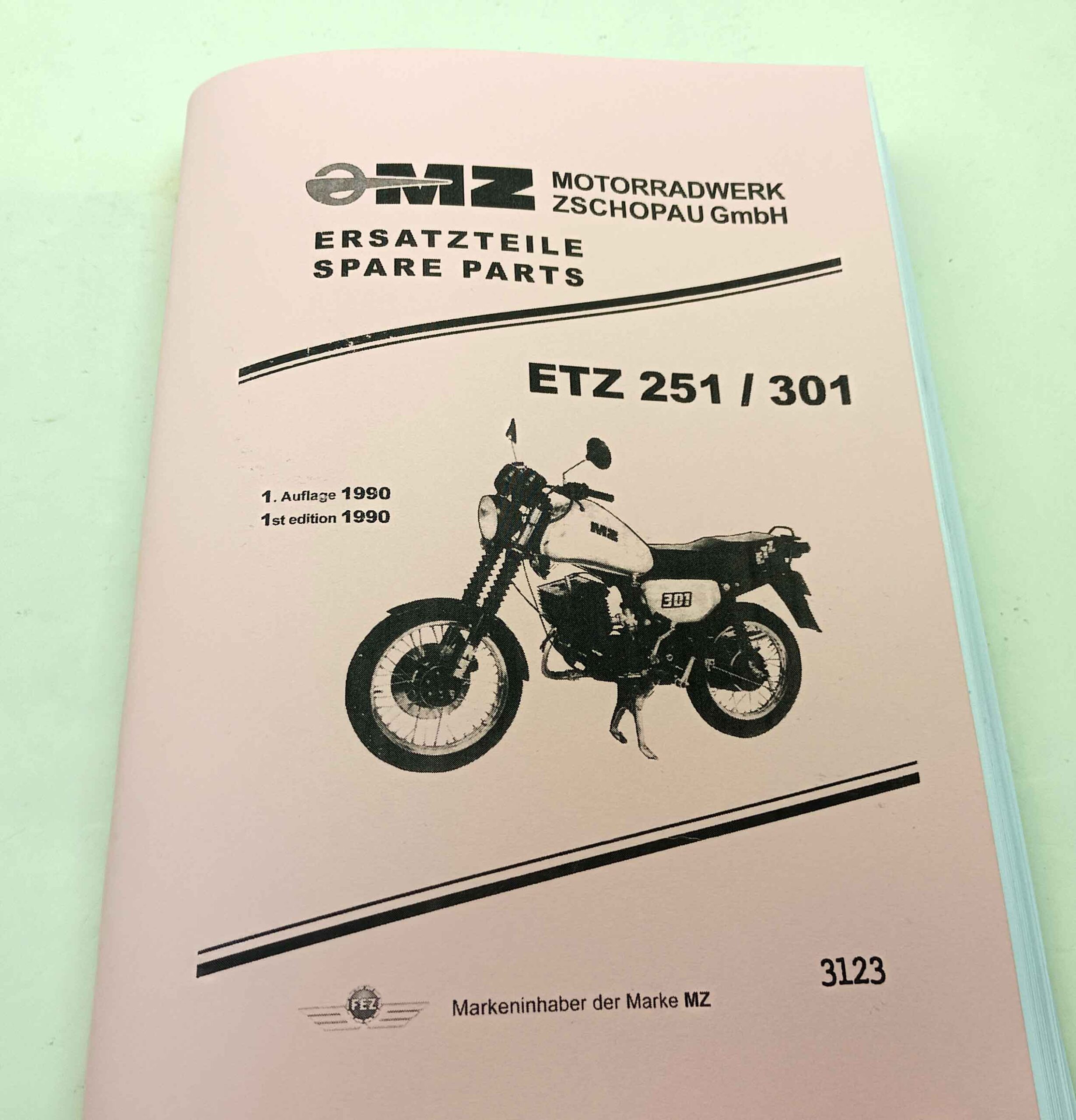 MZ ETZ 251 ETZ 301 Katalog náhradních dílů reprint. - Image 9