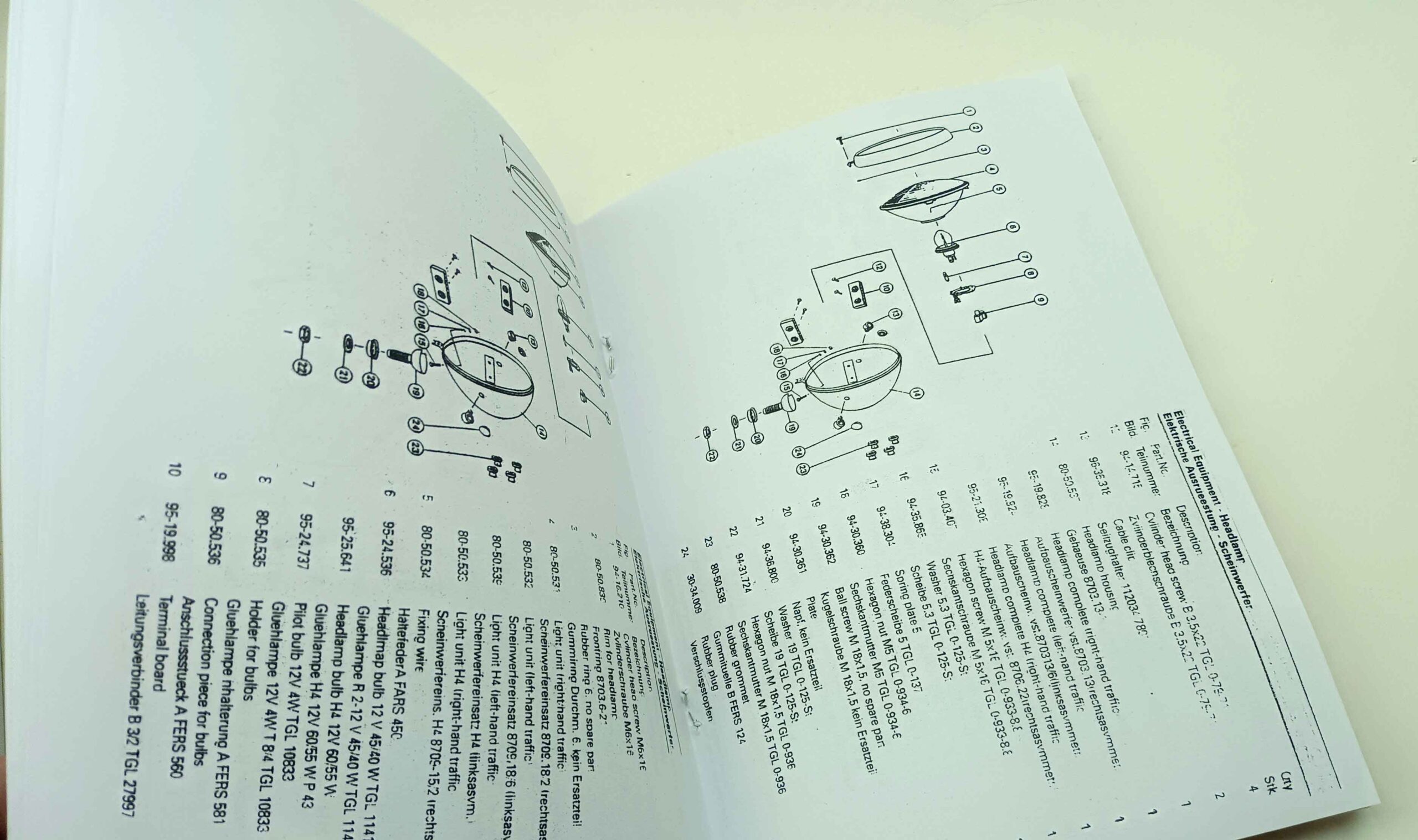 MZ ETZ 251 ETZ 301 Katalog náhradních dílů reprint. - Image 3